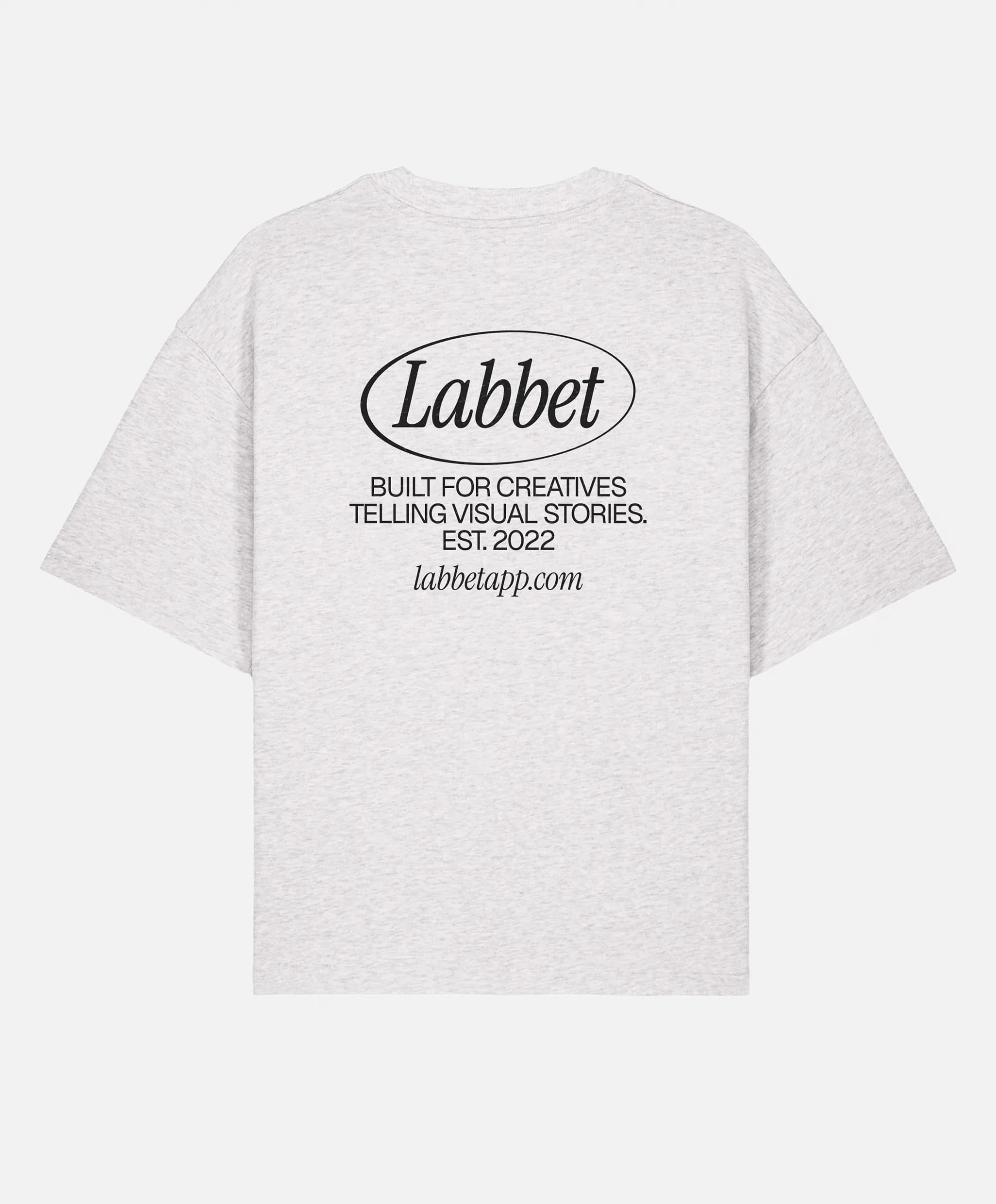 Labbet tee — heather grey